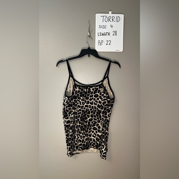 Torrid Super Soft Animal Print Cami Size 4 - Picture 4 of 4